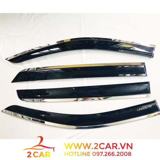 Vè che mưa Xe Ford Everest 2023, 2022 - 2017 Chỉ inox cao cấp - Ảnh 2