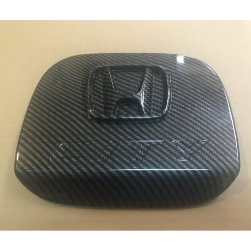 Ốp nắp bình xăng carbon xe Honda City 2015 - 2016 2017 2018 2019 2020 vân cacbon - Hàng cao cấp - Hình ảnh 4