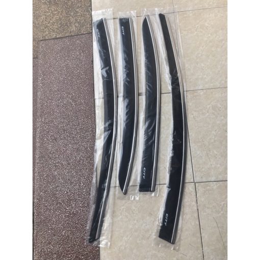 Vè che mưa xe Honda City đời 2021-2022 chỉ inox cao cấp nhất thị trường - Giá 1 bộ - Hình ảnh 4