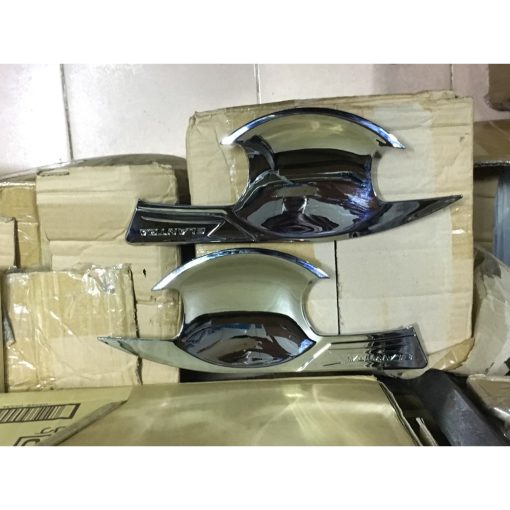 Ốp tay nắm, hõm cánh cửa xe Elantra 2016 2017 2018 2019 2020 2021 mạ crom sáng bóng - Giá 1 bộ - Hình ảnh 3
