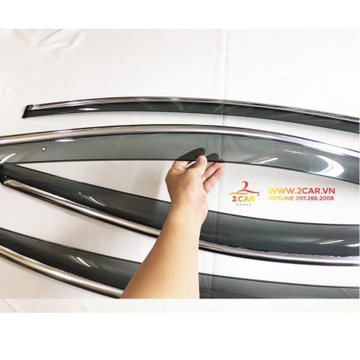 Vè Che Mưa Xe Chevrolet Cruze 2009- 2010 2011 2012 2013 2014 2015, chỉ mạ crom - Hình ảnh 4