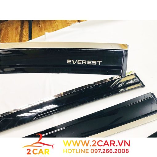Vè che mưa Xe Ford Everest 2023, 2022 - 2017 Chỉ inox cao cấp - Ảnh 3