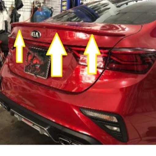Đuôi Gió Liền Cốp xe Kia K3 2021- 2022- 2023, Kia Cerato 2019- 2020 Cao Cấp Hàng Mộc chưa sơn - Hình ảnh 3