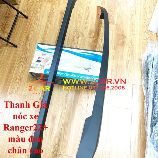 Thanh giá nóc xe Ford Ranger 2022, 2023 Màu đen, trắng chân cao 2022 mới nhất - Hình ảnh 4
