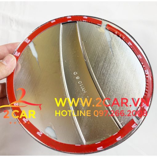 Ốp Nắp Bình Xăng Xe Hyundai i10 Hatback đời 2014-2020 mạ crom cao cấp - Hình ảnh 4