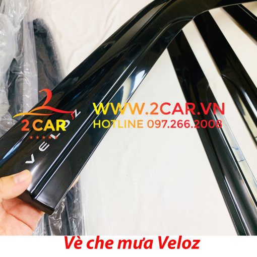 Vè che mưa xe Toyota Veloz Cross 2022, 2023 Nhựa đen dày cao cấp - Hình ảnh 5