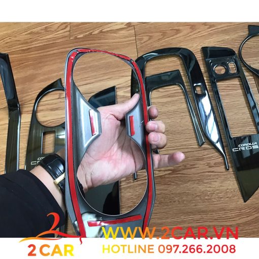 Ốp nội thất xe Toyota Corolla Cross 2020 2021 2022 Hàng cao cấp - Hình ảnh 5