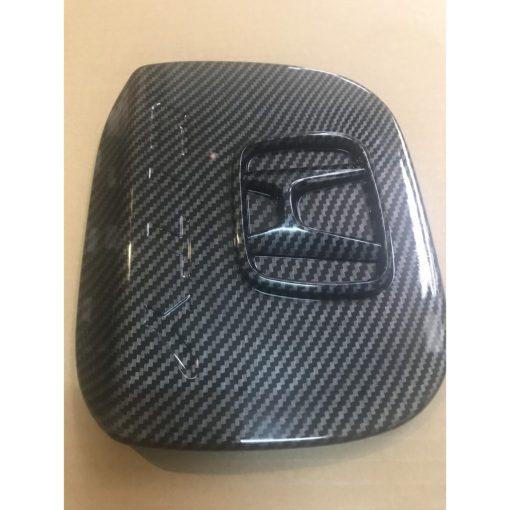 Ốp nắp bình xăng carbon xe Honda City 2015 - 2016 2017 2018 2019 2020 vân cacbon - Hàng cao cấp - Hình ảnh 5