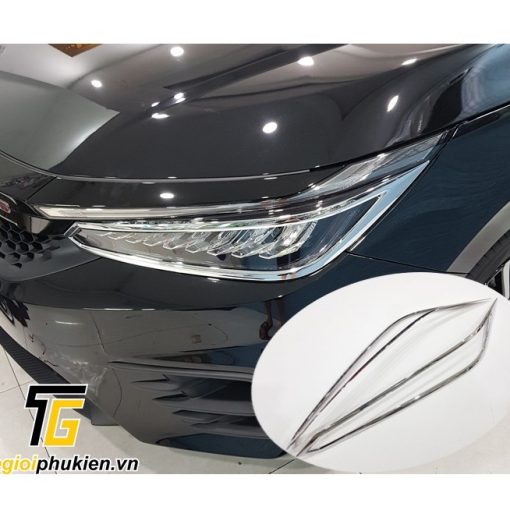 Ốp viền đèn pha, đèn hậu xe Honda City 2021 - 2022 - Giá 1 bộ - Hình ảnh 5
