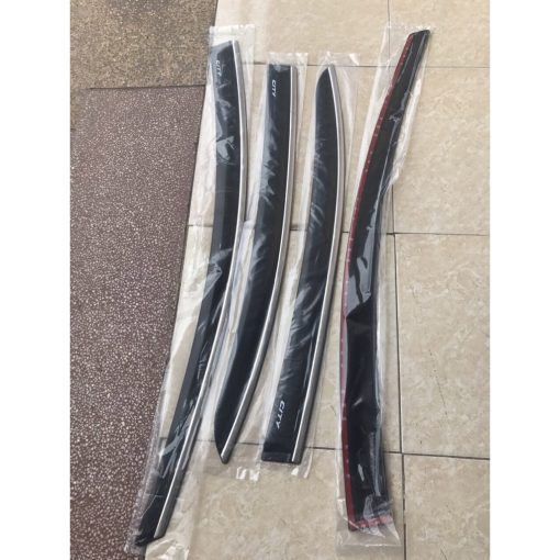 Vè che mưa xe Honda City đời 2021-2022 chỉ inox cao cấp nhất thị trường - Giá 1 bộ - Hình ảnh 5