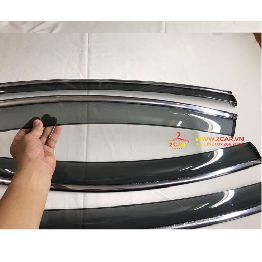 Vè Che Mưa Xe Chevrolet Cruze 2009- 2010 2011 2012 2013 2014 2015, chỉ mạ crom - Hình ảnh 3
