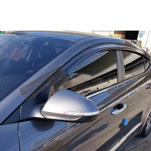 Vè che mưa xe Elantra 2022, 2023 form mới nhất - Mẫu 6 chi tiết - Hàng Autoclover Hàn Quốc - Hình ảnh 4