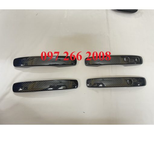 Ốp tay nắm, hõm cửa CARBON xe Ford Everest 2022- 2023 vân cacbon cao cấp - Hình ảnh 5