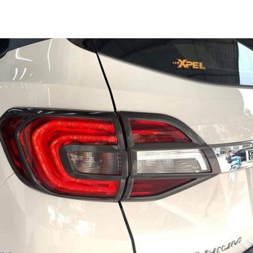 Ốp viền đèn pha, hậu Carbon xe Ford Everest 2017 - 2021 vân cacbon cao cấp - Hình ảnh 5