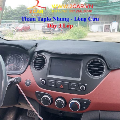 Thảm Taplo Nhung xe Mitsubishi Pajero Sport 2016-2023 - Hình ảnh 6