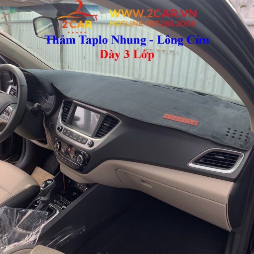 Thảm taplo xe Toyota Corolla Cross 2020 - 2022 loại nhung 3 lớp cao cấp, chống nóng tốt, chống trơn trượt, vừa khít xe - Hình ảnh 6