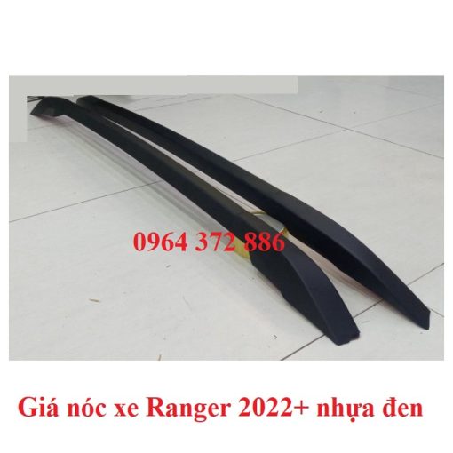 Thanh giá nóc xe Ford Ranger 2022, 2023 Màu đen, trắng chân cao 2022 mới nhất - Hình ảnh 5