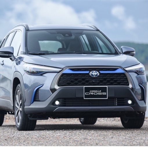 Thanh ốp mặt ca lăng, calang xe Toyota Corolla Cross 2020 2021 2022 ( 2 thanh bên trên ) - Hình ảnh 6