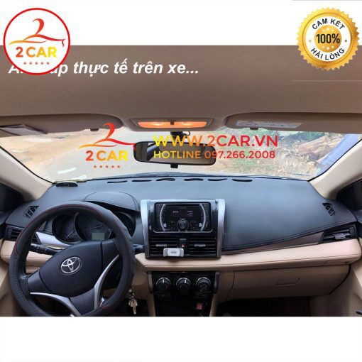 Thảm Taplo Da Cacbon xe Chevrolet Cruze 2010-2018, chống nóng tốt, chống trơn trượt, vừa khít theo xe - Hình ảnh 3