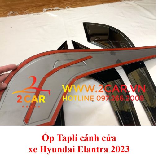 Ốp Tapli, màng loa cánh cửa Xe Elantra 2022, 2023, mẫu Titan cao cấp, sang trọng - Hình ảnh 5