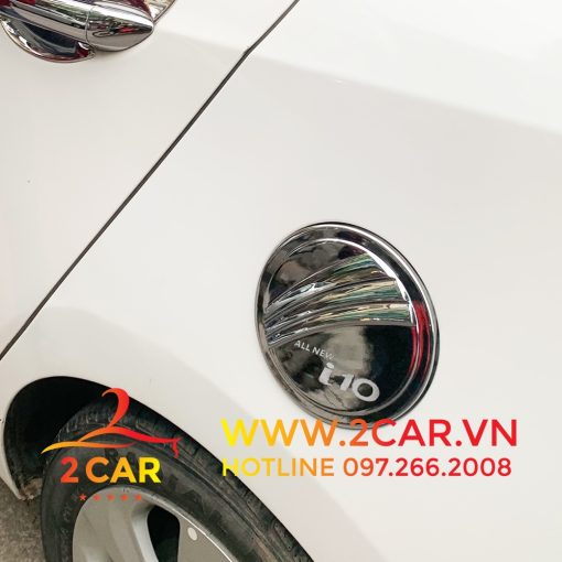 Ốp Nắp Bình Xăng Xe Hyundai i10 Sedan 2014 - 2020 mạ crom cao cấp - Hình ảnh 6
