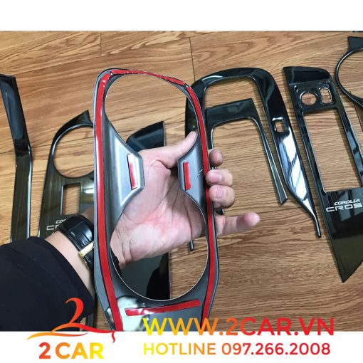 Ốp nội thất xe Toyota Corolla Cross 2020 2021 2022 Hàng cao cấp - Hình ảnh 7