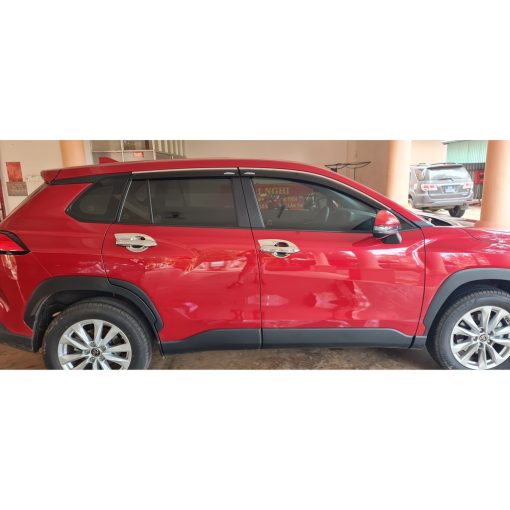 Vè che mưa xe Toyota Corolla CROSS 2020 - 2021 - 2022 chỉ INOX cao cấp - Hình ảnh 7