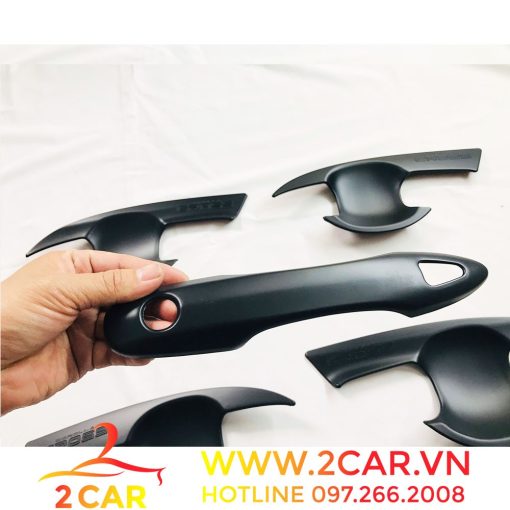 Ốp tay nắm + hõm cửa xe Toyota Cross 2020- 2021- 2022 nhựa đen cao cấp - Hình ảnh 8