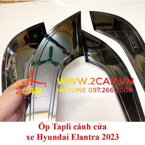 Ốp Tapli, màng loa cánh cửa Xe Elantra 2022, 2023, mẫu Titan cao cấp, sang trọng - Hình ảnh 7
