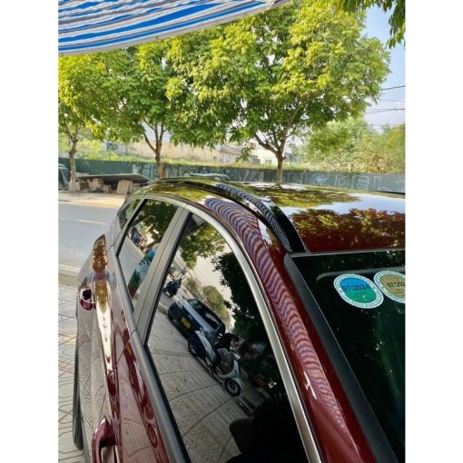Thanh giá nóc dán xe Toyota Cross 2020 2021 2022- Giá nóc dọc xe Cross bản G thể thao, cá tính, có 2 màu đen bóng và bạc - Hình ảnh 9