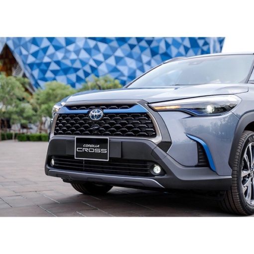 Thanh ốp mặt ca lăng, calang xe Toyota Corolla Cross 2020 2021 2022 ( 2 thanh bên trên ) - Hình ảnh 11