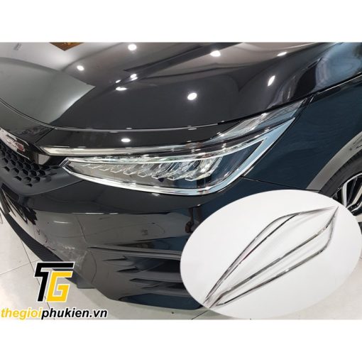 Ốp viền đèn pha, đèn hậu xe Honda City 2021 - 2022 - Giá 1 bộ - Hình ảnh 11