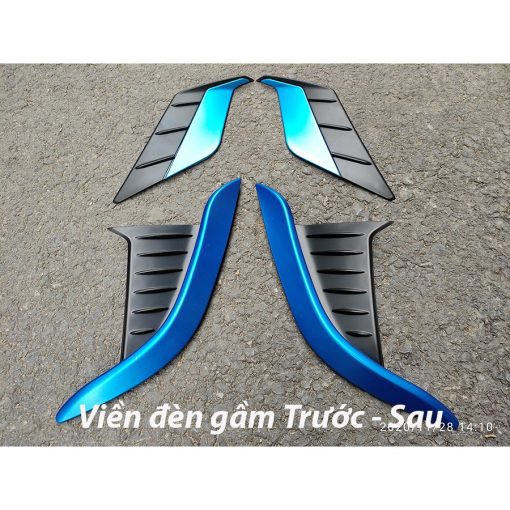 Ốp Viền Đèn Gầm trước, sau Xe Toyota Cross 2020 2021 2022 - Viền Xanh siêu đẹp - Hình ảnh 13