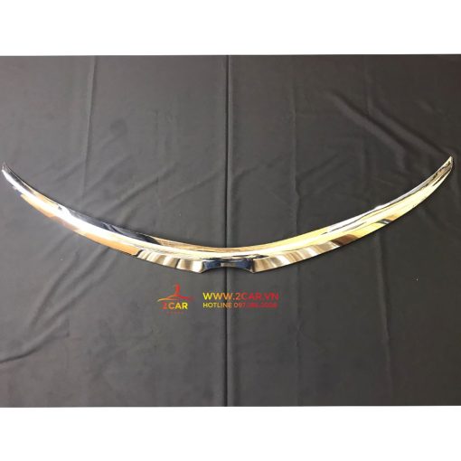 Thanh Ốp mặt calang trên NẮP CAPO xe Toyota vios 2014 - 2017 (Sừng trâu)
