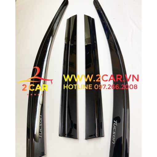 Vè Che Mưa Xe Hyundai TUCSON 2022 - 2023 nhựa đen cao cấp