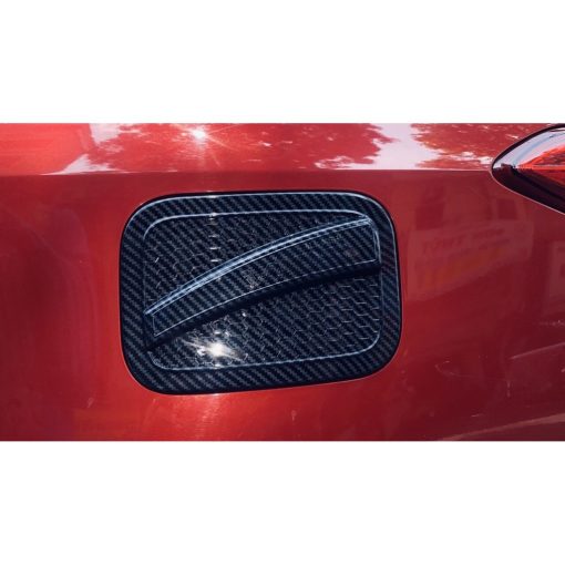 Ốp Nắp Bình Xăng Xe Toyota Vios 2019 2020- Mẫu Carbon Cao Cấp