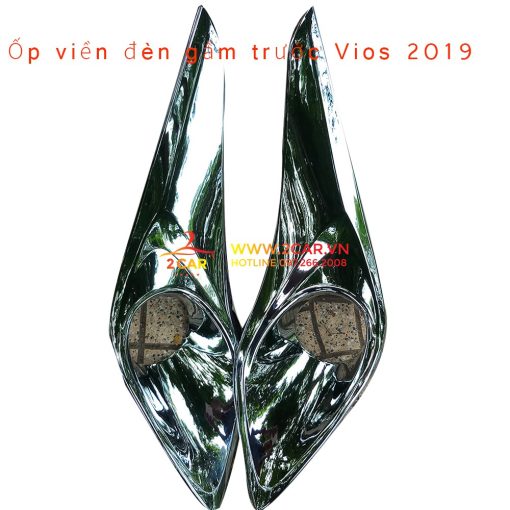 Ốp viền đèn gầm trước Toyota Vios 2019- 2020 - Hình ảnh 3