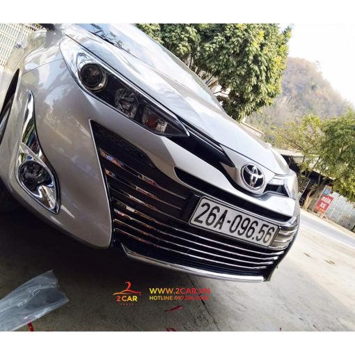 Ốp mui cản trước, môi trề xe Toyota Vios 2019- 2022 - Ảnh 3