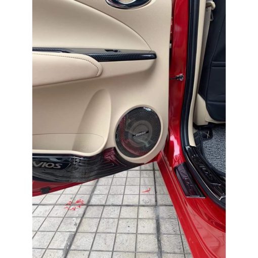 Ốp Trang trí Màng Loa xe Toyota Vios 2019- 2020- 2021- 2022, chất liệu Titan Cao Cấp chuẩn phom xe - Hình ảnh 3