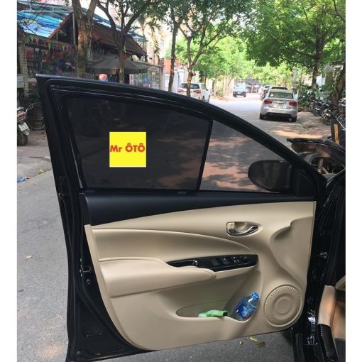 Rèm loại 1- Rèm che nắng, chắn nắng xe Toyota Vios 2003-2020, 2021 có hút nam châm - Hình ảnh 3