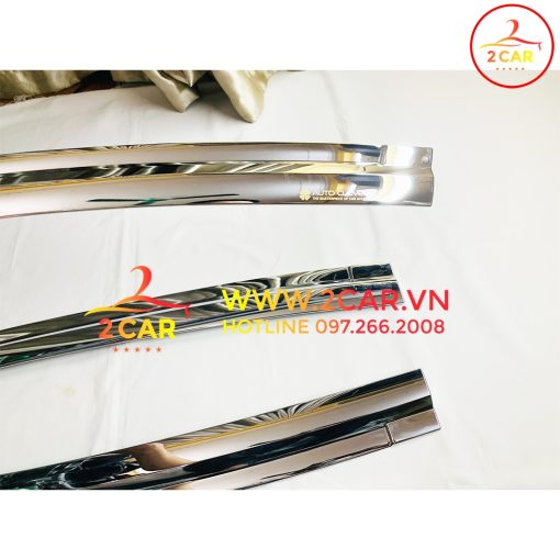 Vè che mưa xe Toyota Vios 2014- 2022 mạ crom cao cấp, chính hãng Autoclover - Ảnh 3
