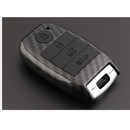 Ốp Chìa Khóa Cho Xe Kia Sorento, Morning , Cerato, K3, Seltos, Sonet kèm móc đeo - Hình ảnh 3