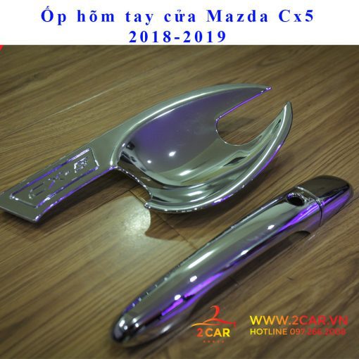 Ốp hõm cửa xe Mazda Cx5 2018- 2019-2020-2021-2022-2023 mạ crom - Hình ảnh 2
