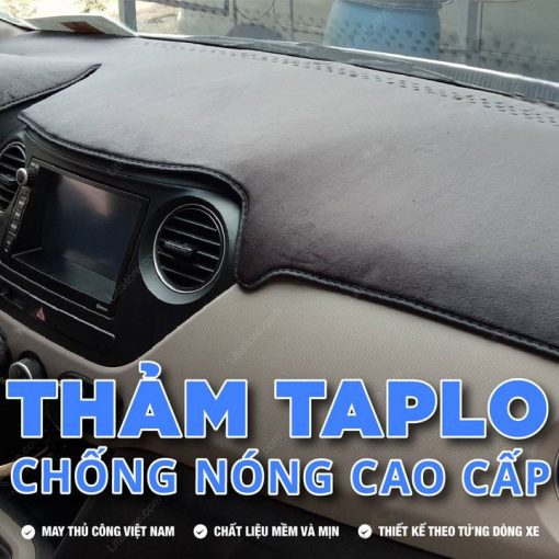 Thảm Taplo xe Toyota Avanza 2018- 2019- 2020- 2021- 2022 Taplo Nhung Lông Cừu 3 Lớp Chống Trượt - Hình ảnh 3