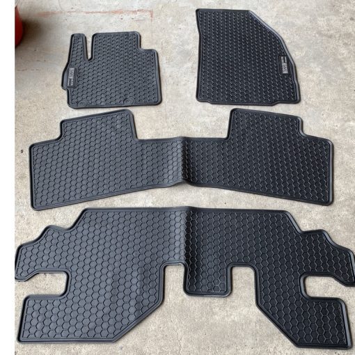 Thảm lót sàn cao su xe Mitsubishi Xpander / xpander cross 2018- 2021, 2022, 2023 loại đúc dày, 3 hàng ghế dễ vệ sinh - Hình ảnh 3