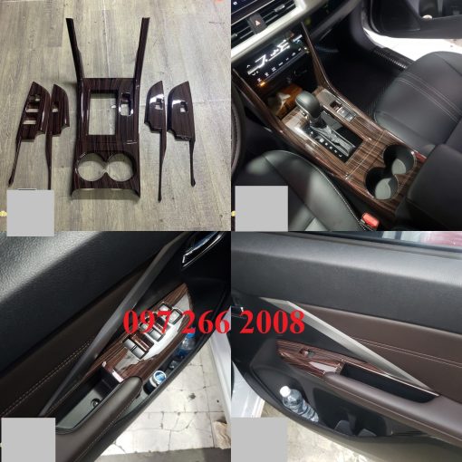 Ốp nội thất xe Xpander 2022- 2023 nhựa ABS vân gỗ - có đủ bản Eco và premium - Hình ảnh 3