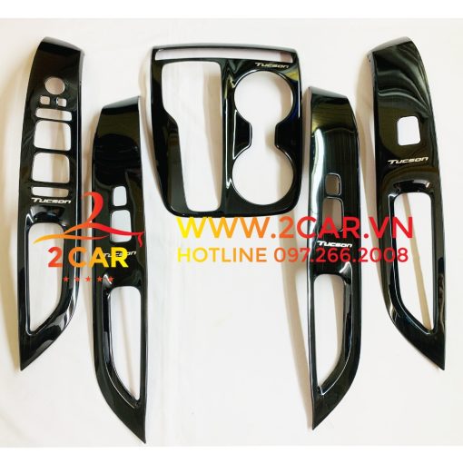 Ốp nội thất xe Hyundai Tucson 2022- 2023 chất liệu titan cao cấp - Hình ảnh 3
