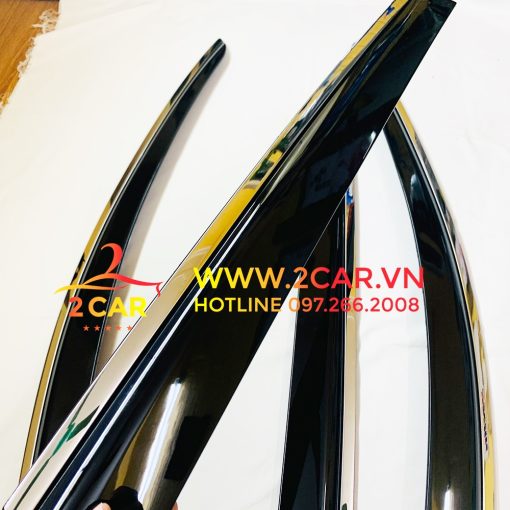 Vè che mưa chỉ Inox cho xe Hyundai Tucson đời 2022- 2023 Hàng cao cấp nhất thị trường - Hình ảnh 3