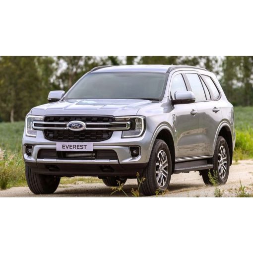 Ốp tay nắm, hõm cửa, ốp gương, đèn tai, viền gầm trước sau xe Ford Everest 2023 mạ crom cao cấp - Hình ảnh 3