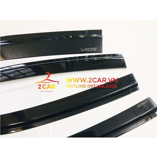 Vè Che Mưa Xe Toyota Vios 2018 - 2022, loại nhựa đen cao cấp - Hình ảnh 4